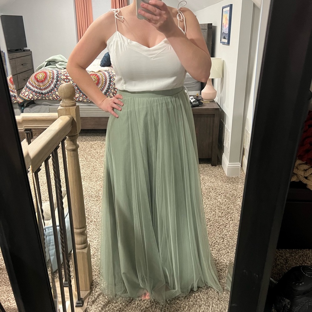 NWT Revelry Skylar Tulle Petite Maxi (41 in) Skirt